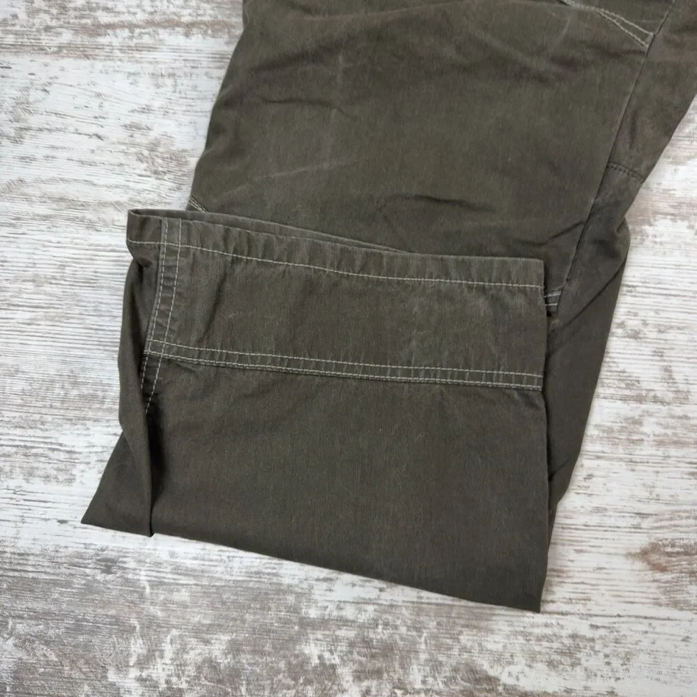 Kuhl Revolvr Hiking Pants Men 36x29 Brown Vintage Patina Dye Trail Workwear Gorp